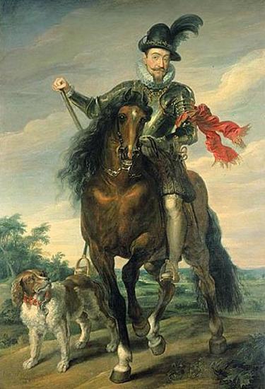 Peter Paul Rubens Equestrian portrait of king Sigismund III Vasa Sweden oil painting art